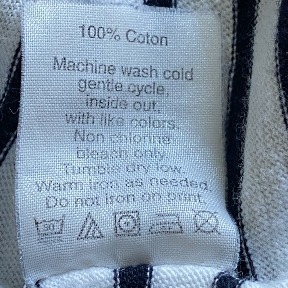 J. Crew XX SMALL Striped Studio Tee - Picture 5 of 5